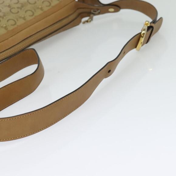 CELINE C Sulky Shoulder Bag Pvc Beige Gold - Picture 7 of 12